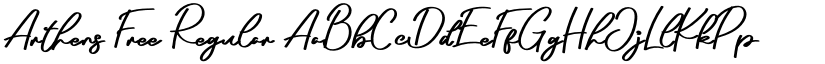 Arthens Free Regular font