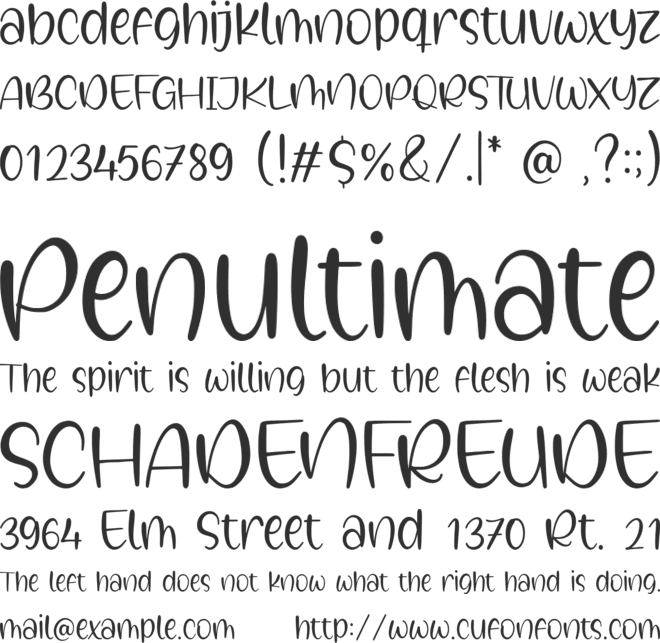 Galaxy Sprinkle font preview