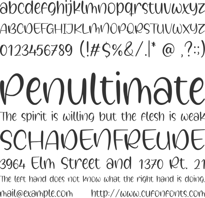 Galaxy Sprinkle font preview