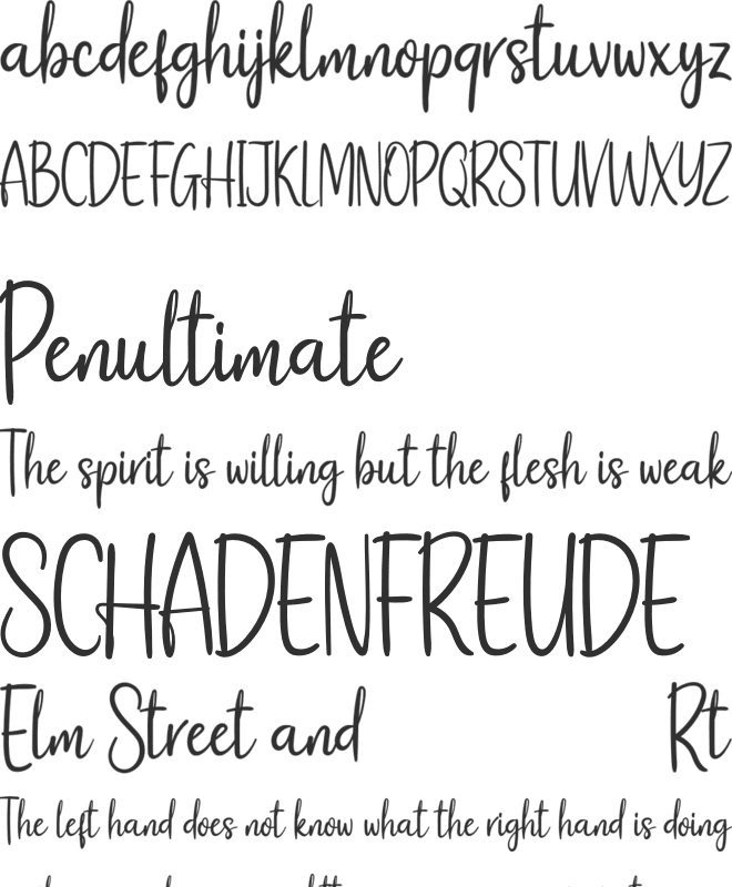 Geofany font preview