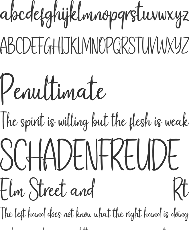 Geofany font preview