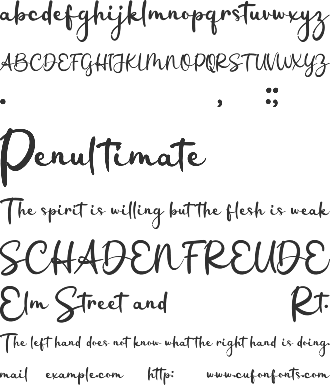 Sweet Kid font preview
