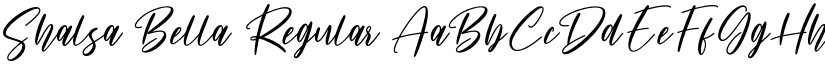 Shalsa Bella Regular font