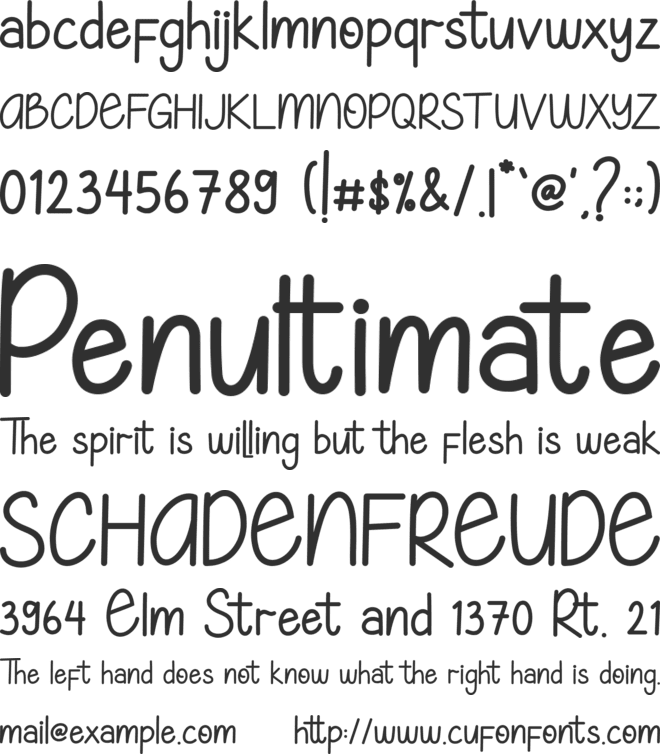 Lovelly Autumn font preview