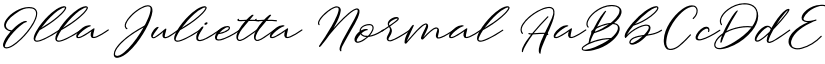 Olla Julietta Normal font
