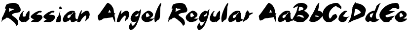 Russian Angel Regular font