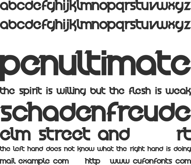 Velocity font preview