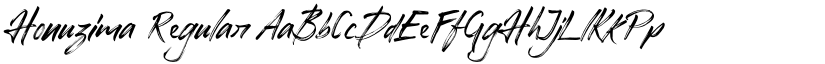 Honuzima Regular font
