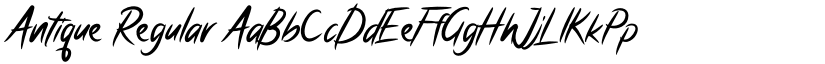 Antique Regular font