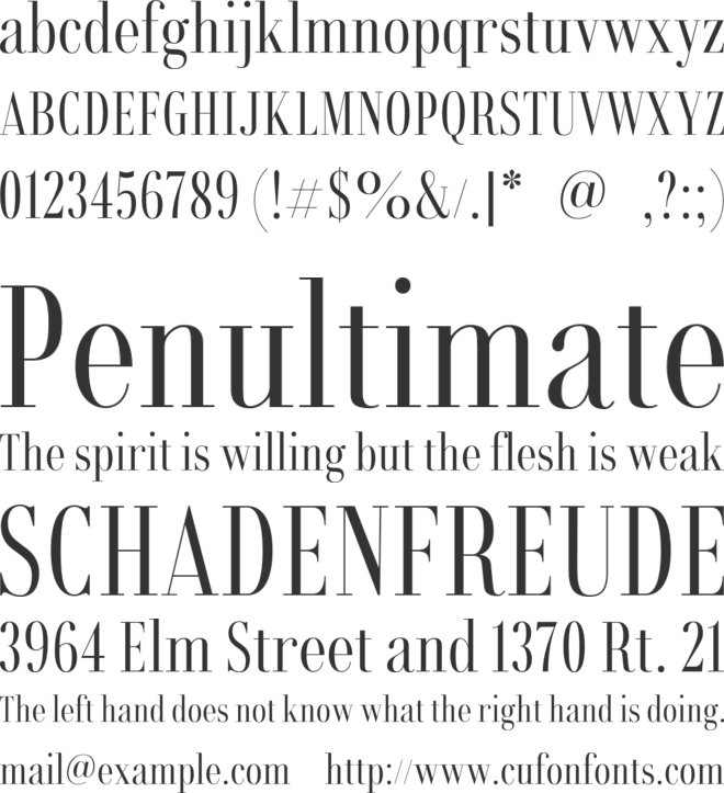 Rondal font preview