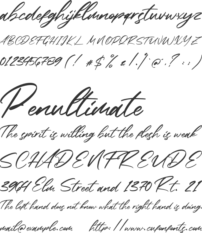 Bahisey font preview