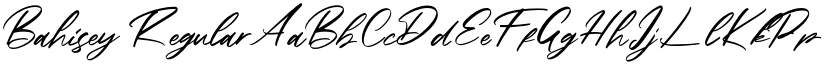 Bahisey Regular font