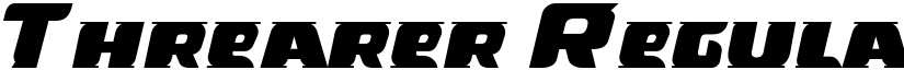 Threarer Regular font