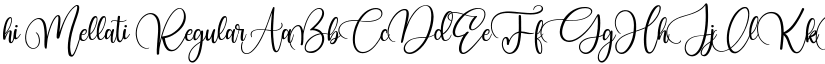 hi Mellati Regular font