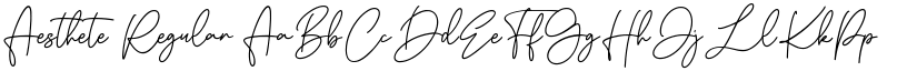 Aesthete Regular font