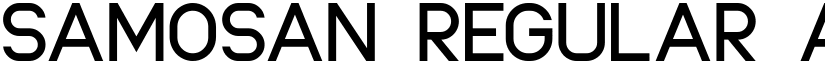 samosan Regular font