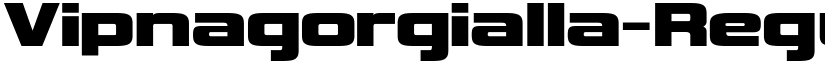 Vipnagorgialla-Regular font