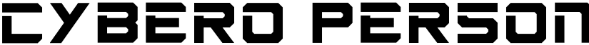 cybero Personal Use Regular font