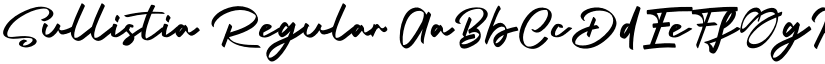 Sullistia Regular font