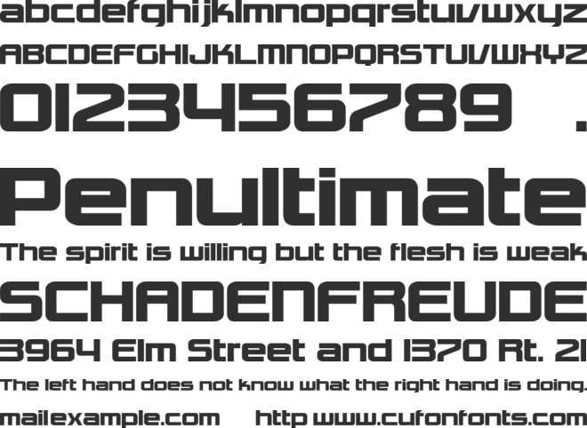 Charlie Brown M54 font preview