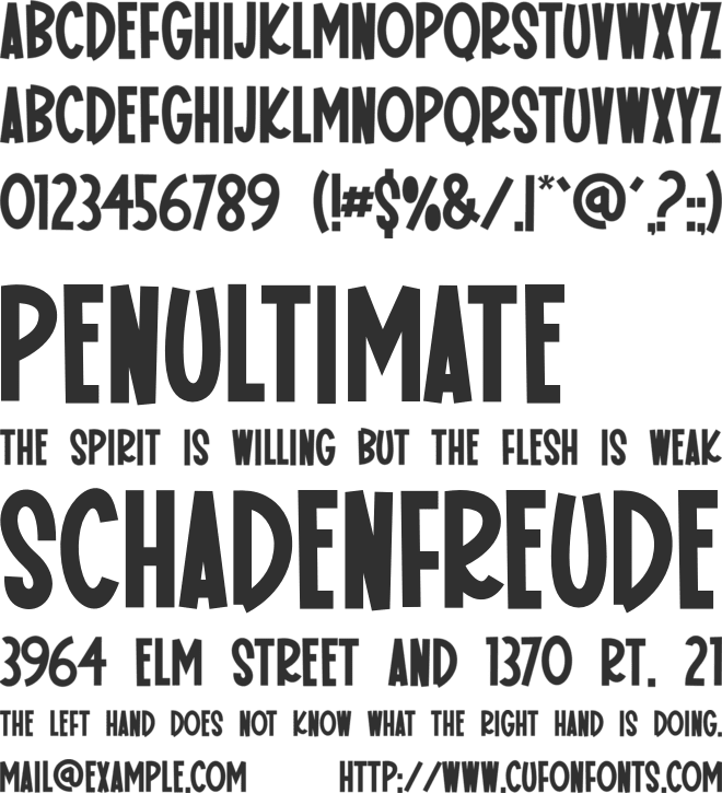 Homemade Donuts font preview