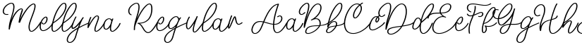 Mellyna Regular font