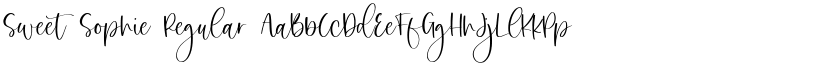Sweet Sophie Regular font