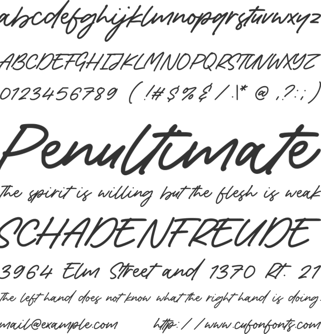 Royal Mansion font preview