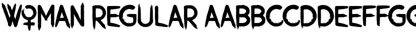 Woman Regular font