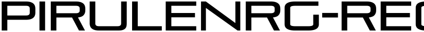PirulenRg-Regular font