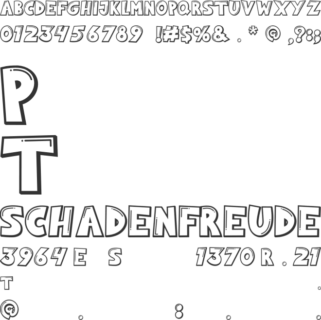 Plastic Love font preview