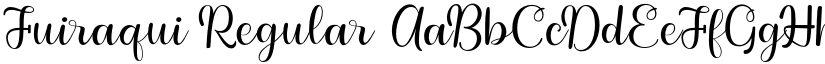 Fuiraqui Regular font