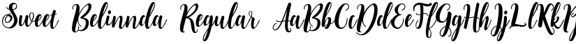 Sweet Belinnda Regular font