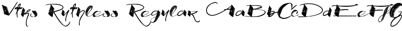 Vtks Ruthless Regular font