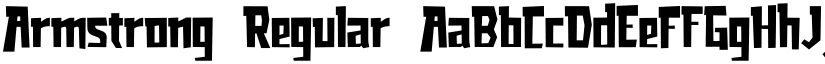 Armstrong Regular font
