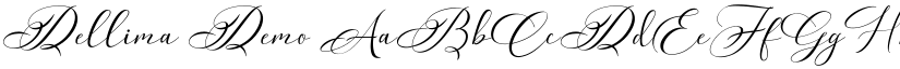 Dellima Demo font