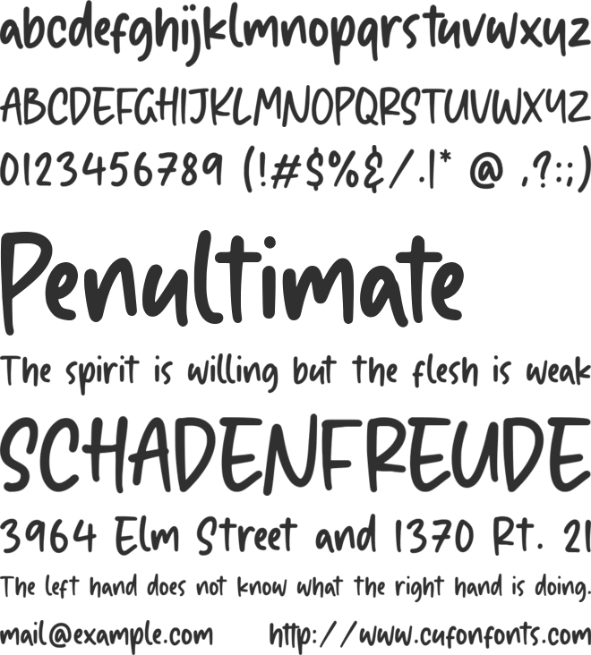 Twinkle Dream font preview