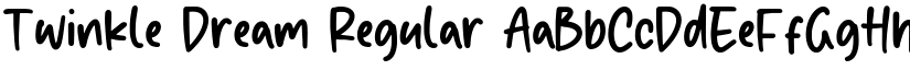 Twinkle Dream Regular font