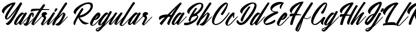 Yastrib Regular font