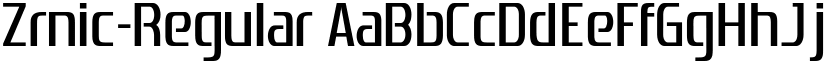 Zrnic font download