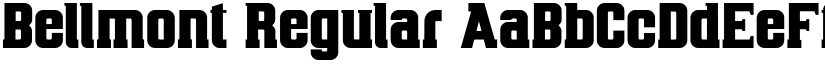 Bellmont Regular font