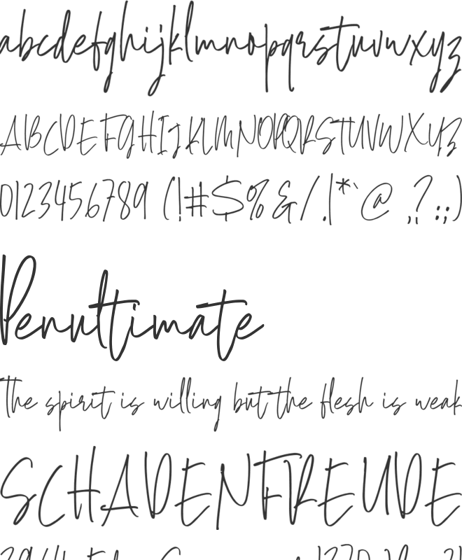 Goldenside Alt font preview