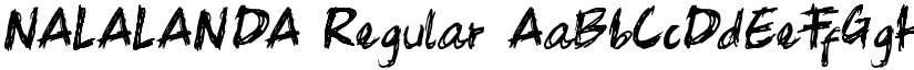 NALALANDA Regular font