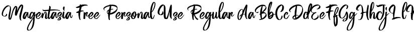 Magentasia Free Personal Use font download