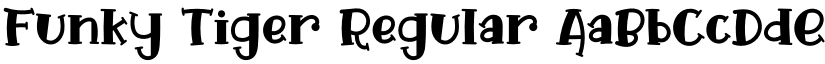Funky Tiger Regular font