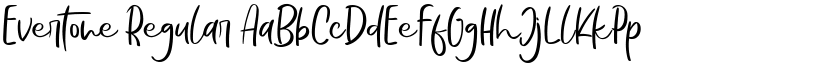 Evertone Regular font