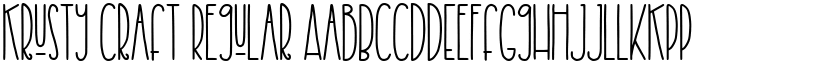 krusty craft Regular font