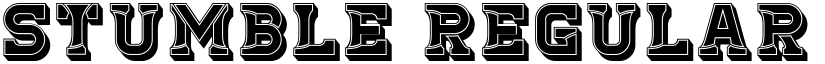 Stumble Regular font