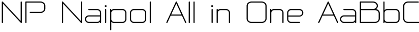 NP Naipol All in One font