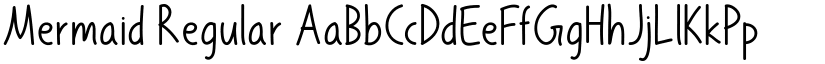 Mermaid Regular font